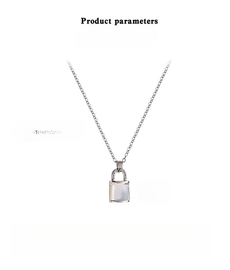 Product Introduction of Vòng Cổ Thép Titan, Thiết Kế Tinh Tế Sang Trọng Giá Cả Phải Chăng, Khóa Nhỏ Fritillary, Dành Cho Nữ, Dễ Phối Đồ, Duyên Dáng, Dây Chuyền Xương Đòn Ins, Cao Cấp, Đẹp Chain Trang Sức Jewelry Women 1