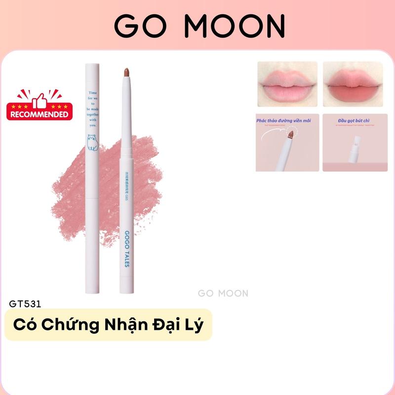 Bút Chì Kẻ Viền Môi GOGO TALES Velvel Fog Lipliner GT531 hiệu ứng 3D môi siêu xinh Son Cosmetic Mỹ Phẩm Trang Điểm Women