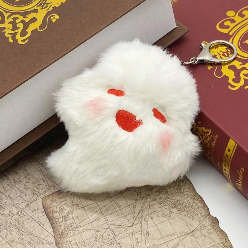 Product Introduction of Halloween Ghost Doll Anime Keychain Cute Ghost Kawaii Plush Stuffed Cartoon Decoration Keychain Bag Pendant Accessories Bag 9