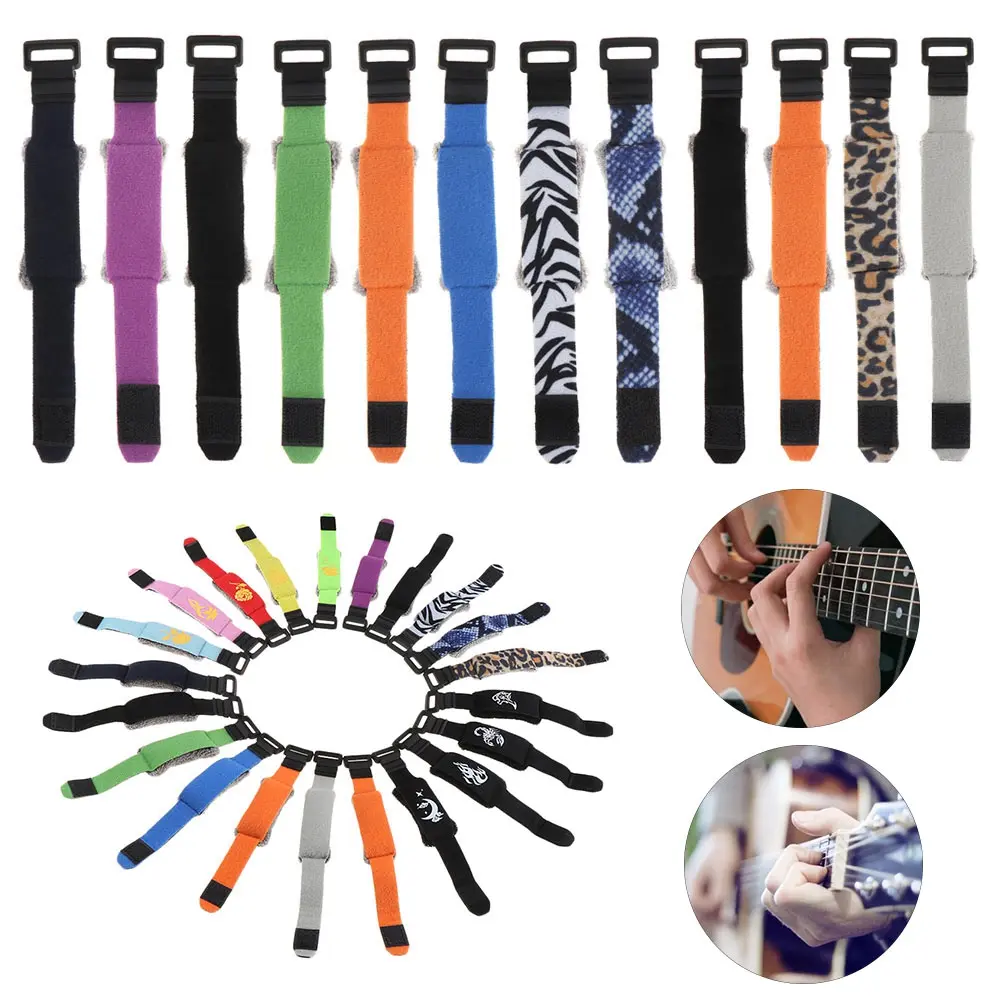 Guitar Wraps Strings Mute Muter Fingerboard Muting Wraps for Acoustic Classic Electric Guitar Bass Ukulele String Instruments