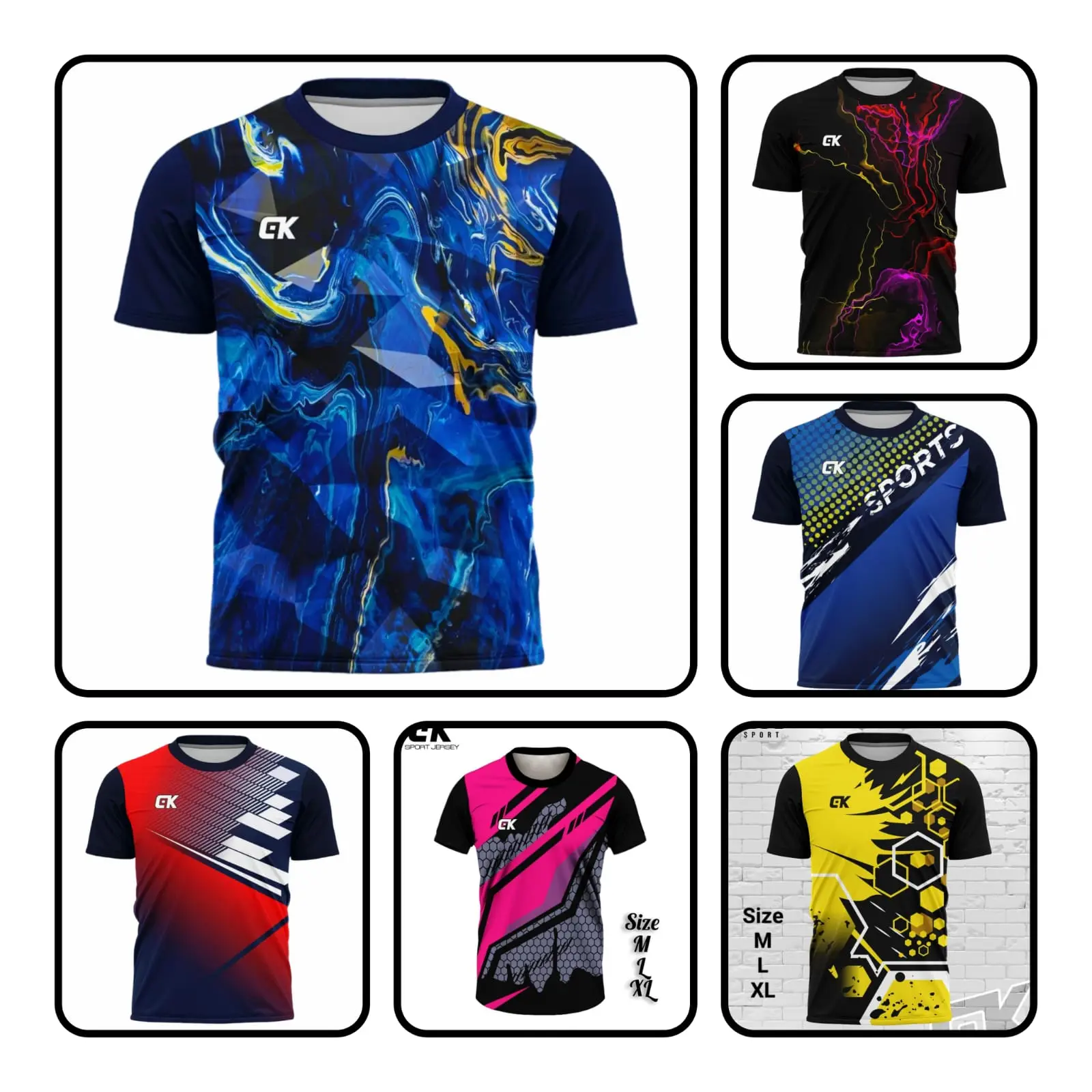 CK TR.104 - TR.109 SETELAN KAOS OLAHRAGA /SETELAN TRAINING PRIA/WANITA FUTSAL VOLLY BADMINTON BASKET SEPAK BOLA DLL