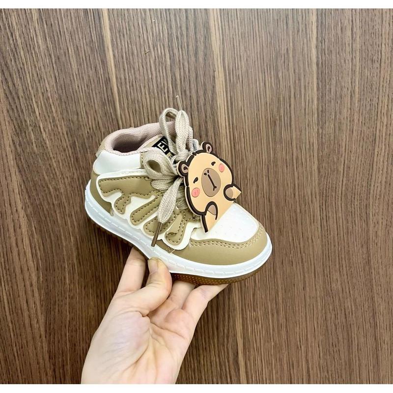giày thể thao cổ cao Capybara cho bé trai bé gái đi học - Giày Snecker Kuromi Melody cho bé khỏe khoắn QCCC có hộp Jean