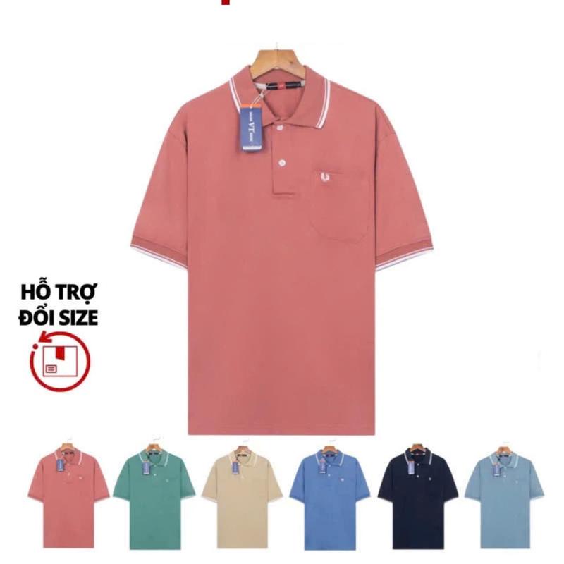 Áo thun nam trung niên loại xịn tặng bố có túi form suông cho người lớn tuổi có big size đại Menswear