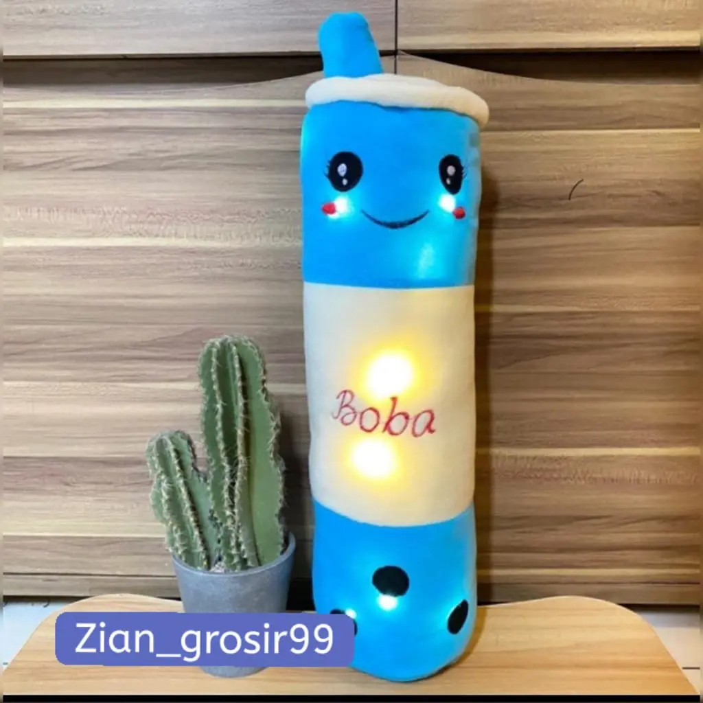 BONEKA MILK TEA GULING BOBA LED  GULING BOBA MURAH Dolls Toys