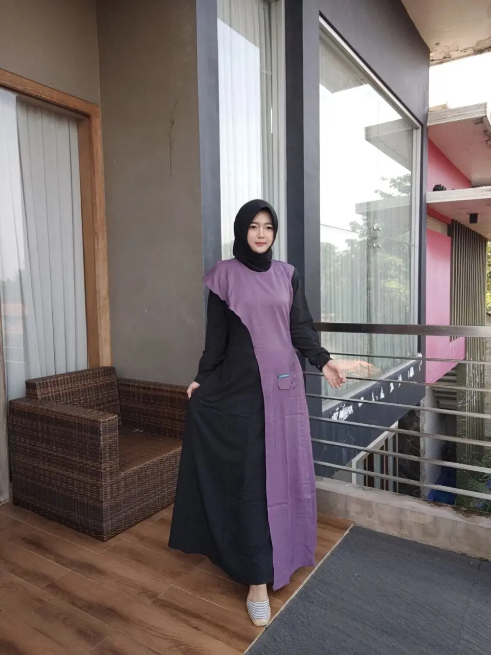 GAMIS CINDI BUSUI SYAKYLA Muslim Samping