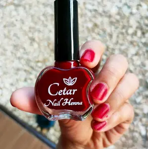 KUTEK CETAR NAIL HENNA HALAL BPOM Bebas Alkohol Tahan air Tahan Lama Hitam