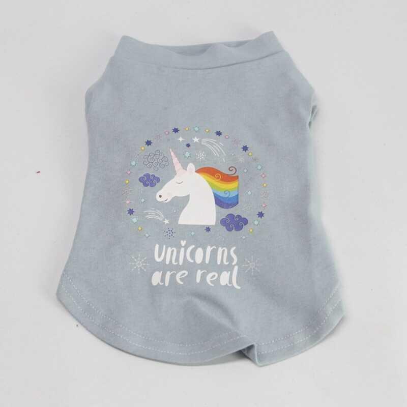TLB Spring Summer Thin Pet Parent Child Puff Skirt T shirt Teddy Cat Bullfighting Golden Hair Aladog Clothes 3