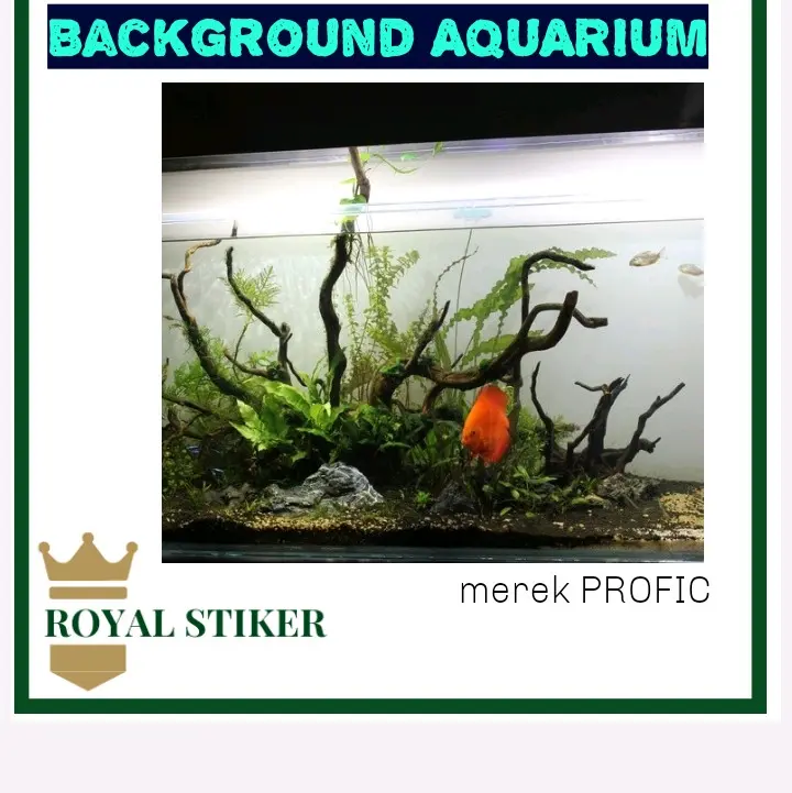 Background AQUARIUM merek PROFIC warna putih