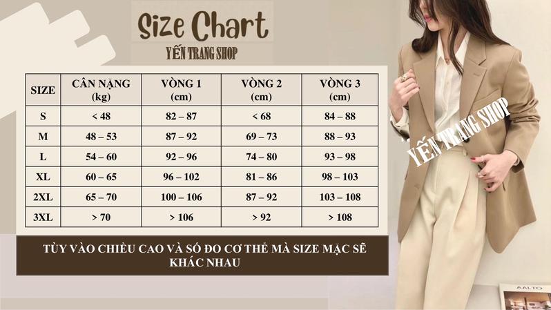 Product Introduction of Áo vest phom vừa tay ngắn lẻ size kèm quần sọc - Nữ, Women Jacket 0