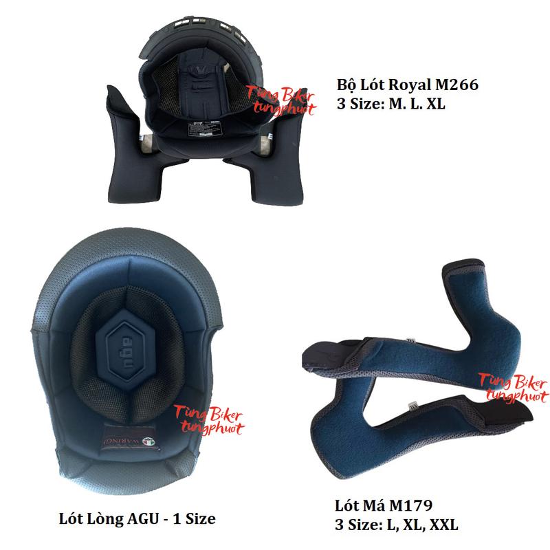 Kính Thay Thế Mũ Bảo Hiểm, Lót Mũ Thay Thế Fullface Royal M179, M266, M138B, ROC 3, ROC 5 (Phụ Kiện Thay Thế) Helmet 2
