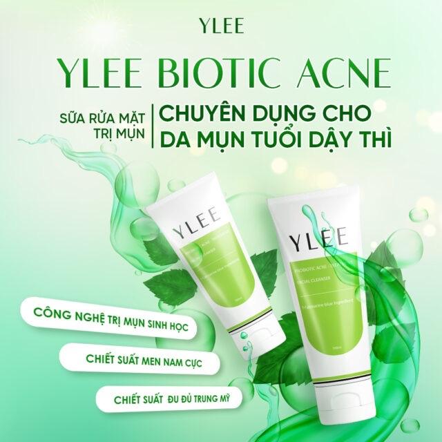 Sữa rửa mặt Ylee cho da mụn và da mụn tuổi dậy thì (100 g)