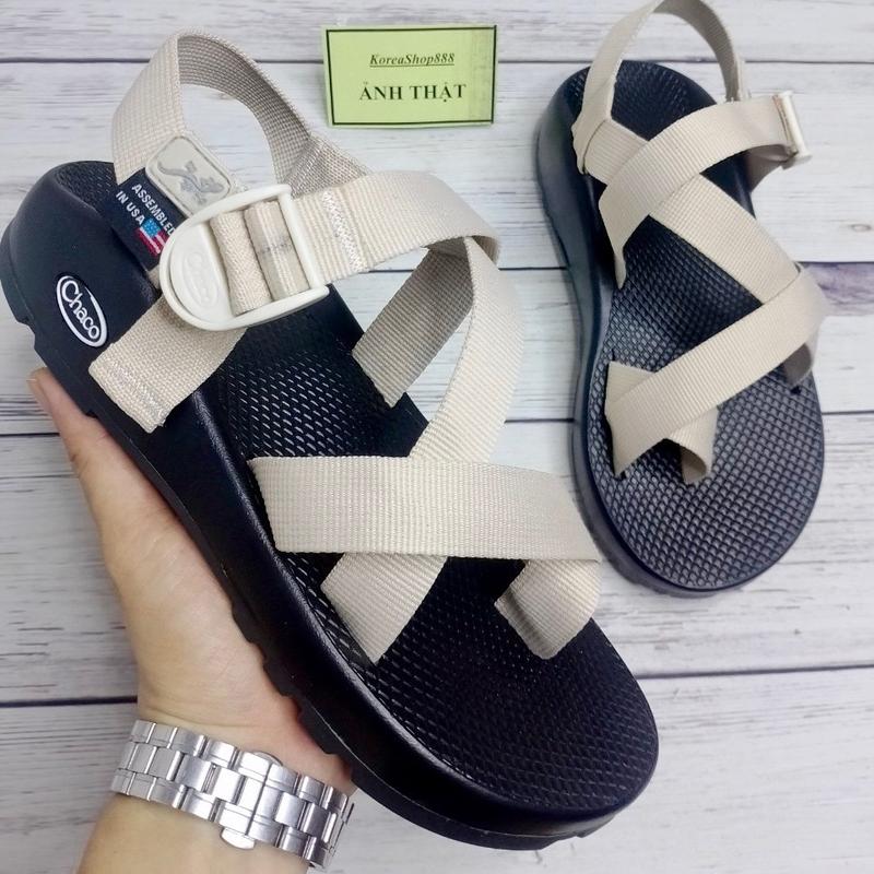 Dép Xăng Đan Nam Nữ Chaco Quai Dù Đế Không Nhăn Lún Mã D65 1