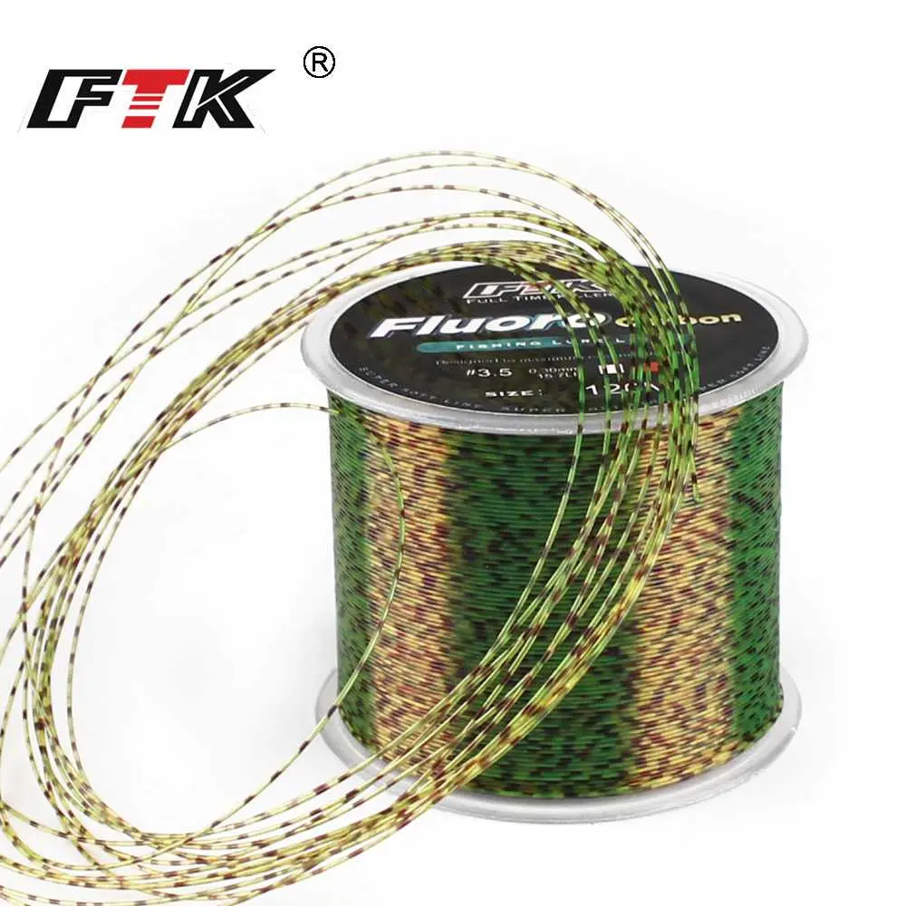 Senar Pancing Invisible Spot Fluorocarbon Coating Line 120M - FT12 OTS