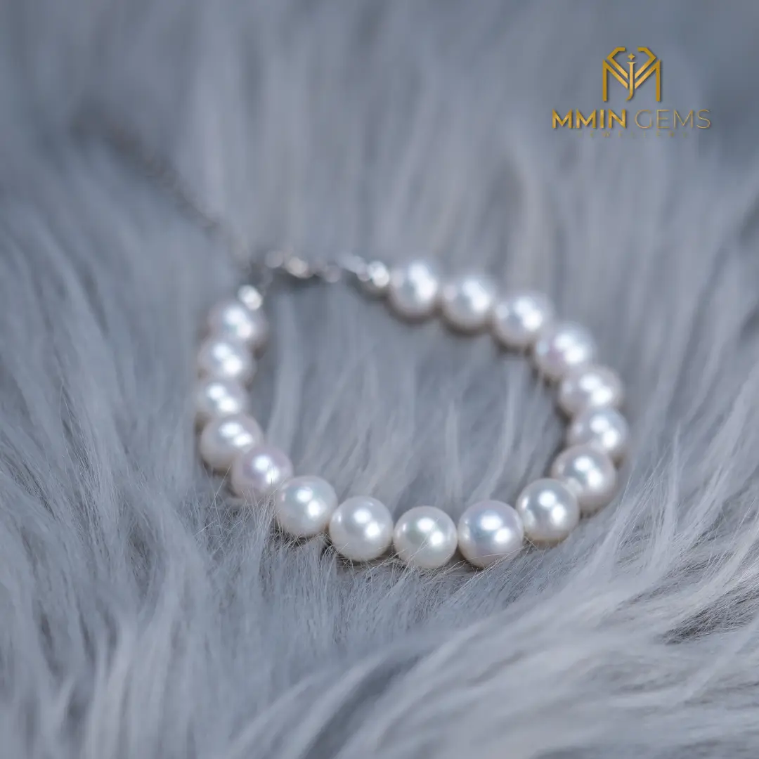 MMIN GEMS CLASSIC LUXURY Vòng tay Ngọc trai 3-4-5-6-7-8-9-10-11-12li