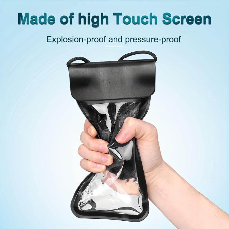 Waterproof Phone Case, Touch Screen TPU Outdoor Swimming Diving Mobile Phone Underwater Dry Bag, Universal Waterproof Case 8