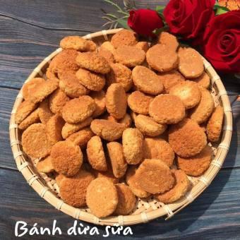 Product Introduction of 1KG BÁNH NƯỚNG SỮA DỪA - bánh dừa đá siêu ngon - ăn vặt không ngán Food Cake Thức Ăn Snack Bánh Quy 6