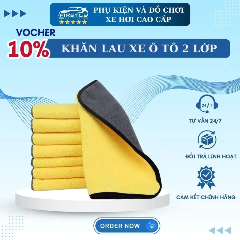 Khăn lau cho xe ô tô chuyên dụng đa năng. Thấm hút nước siêu tốt, phụ kiện dành cho xe ô tô