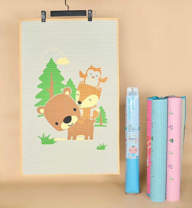 Nệm cao su non cho bé sơ sinh  - cho bé thông hơi thoáng khí kícḣ thước 60x90cm nệm  cao