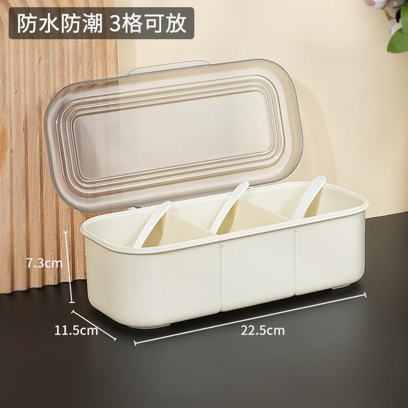 Hộp Gia Vị Nhà Bếp, Hộp Gia Vị Đa Ngăn Tích Hợp, Hộp Đựng Gia Vị, Lọ Gia Vị, Hộp Đựng Muối, Bột Ngũ Vị Tử, Hộp Bảo Quản, Lọ Muối, Chống Ẩm 8