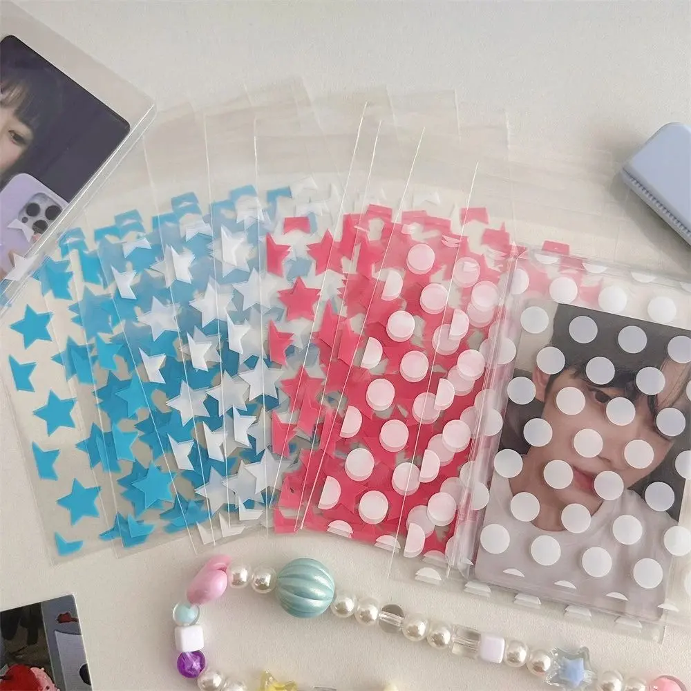 whatter 10/50PCS New Transparent Candy Gift Bags PE Cute OPP Self Adhesive Pouch Animation Peripheral Storage Star Cookies Baking Packaging Bag Gift Packaging