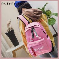 Gambar Ransel Lucu Kartun Telinga Kucing Tas Sekolah Unisex - Hitam dari Polofelix Kota Administrasi Jakarta Timur 2 Tokopedia