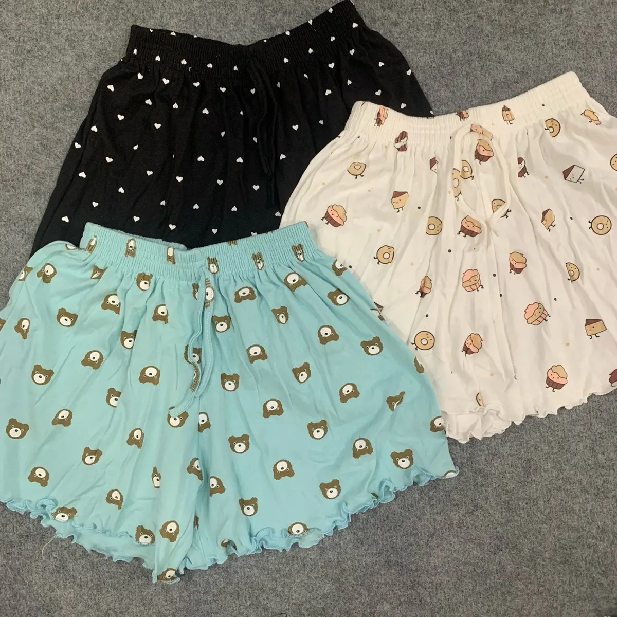 (Combo3 quần nữ)giao ngẫu nhiên theo chủ  đề quần đùi coton chất mát quần ngủ nữ chất  coton mềm mại họa tiết jute