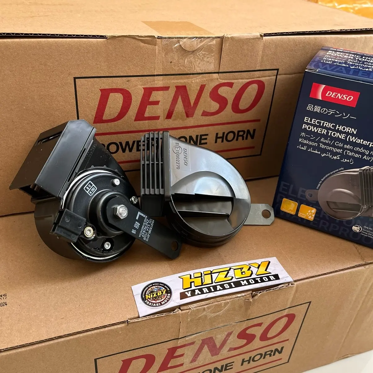 KLAKSON KEONG ORIGINAL DENSO SINGLE PIN 12volt WATERPROOF SOKET SINGLE PIN Car Motorcycle