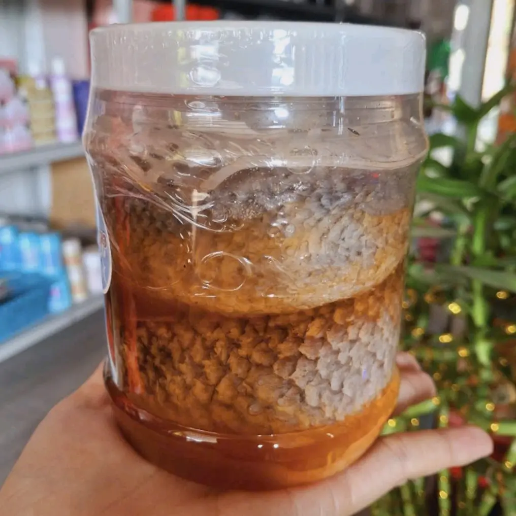 Mắm Cá Lóc CHÂU ĐỐC  Nguyên Con Hộp 700g.
