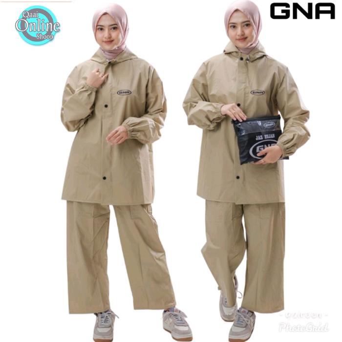 Gambar Jas hujan GNA bahan karet PVC tebal Anti rembes Nyaman dari Qaai Online Shoop Kab. Kebumen Tokopedia