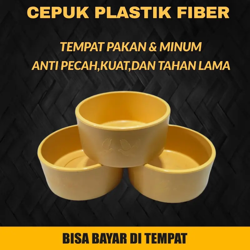 CEPUK TEMPAT PAKAN MINUM MERPATI BURUNG CEPUK PAKAN MINUM UNGGAS SERBA GUNA. JIKA WARNA TIDAK ADA DIKIRIM RANDOM 3