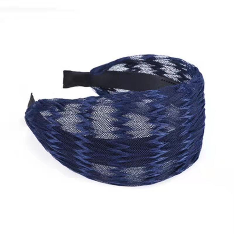 Ladies Women's Headband Fashion Sweet Head Wrap Hair Band Non-slip Wide Lace Hairband 2