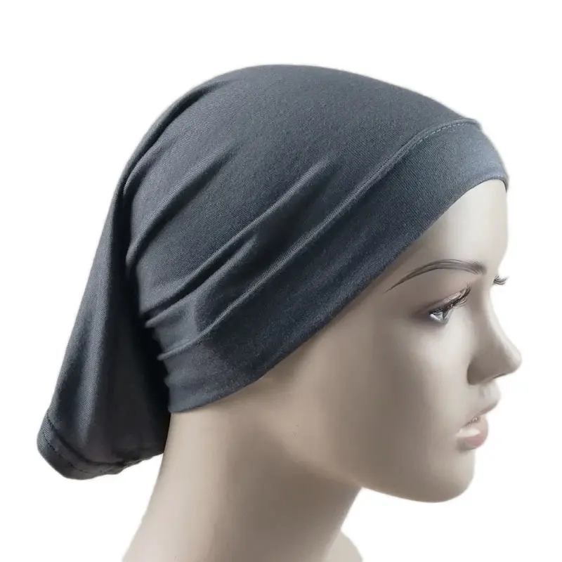 Mũ Ống, Bán Chạy, Không Vón Cục, Không Phai Màu, Nhiều Màu, Cơ Sở Cotton Mercerized Trơn Mũ Khăn Trùm Đầu Ống Thẳng Modal 8