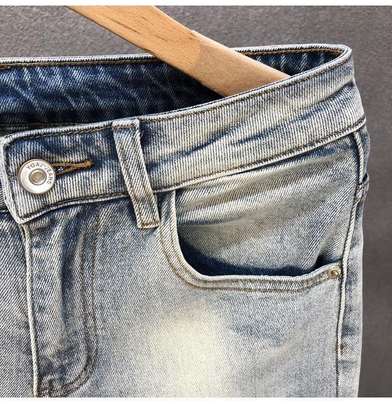 Product Introduction of Quần jean rách dành cho nam giới, thiết kế túiThương Hiệu Thời Trang , mỏng, vừa vặn, co giãn, cho mùa xuân và mùa hè, mới 9