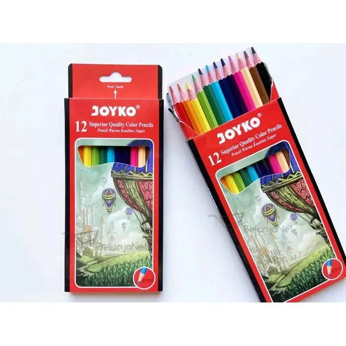 ( ATK ) Pensil warna jk 12 cp100 Kayu Pencil 0