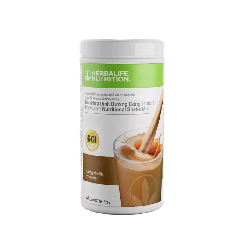 Sữa herbalife healthy meal F1 5 vị Dâu, quy kem, bạc hà, socola, vani- Lượng đường thấp bộ truyền trắng hàn quốc 4