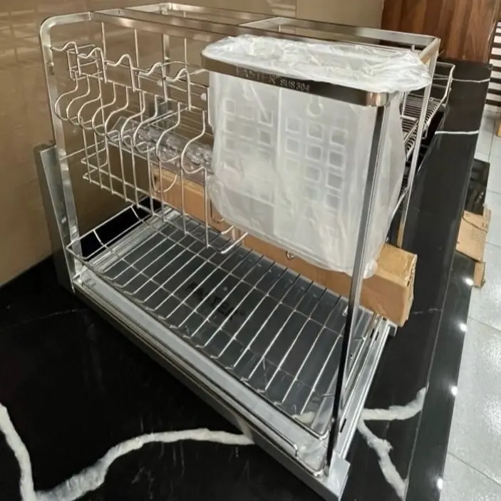 Giá dao thớt inox 304 Faster chính hãng nhiều kích thước hộp đựng kệ đa