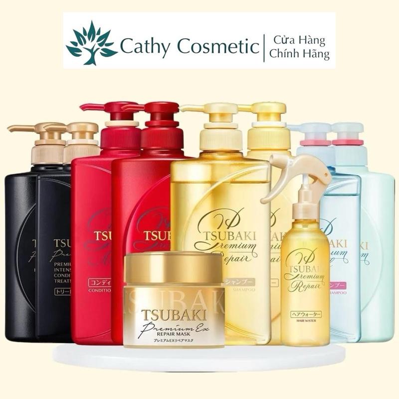 Dầu Gội Và Dầu Xả Tsubaki Vàng Phục Hồi Hư Tổn - Ngăn Rụng Tóc 490ml Dưỡng Tóc Chăm Sóc Tóc Nữ Nữ