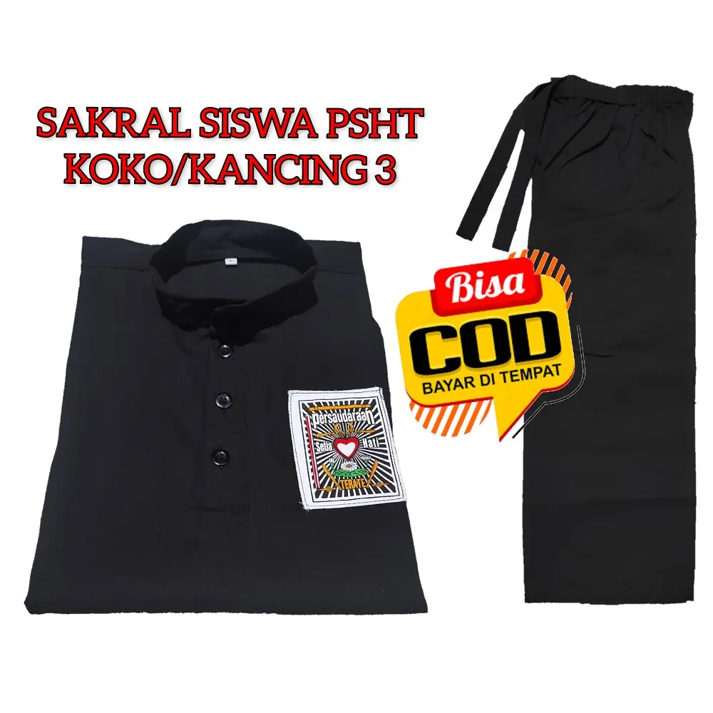 SAKRAL SISWA PSHT KANCING-SAKRAL PSHT SISWA-SAKRAL SISWA PSHT MURAH-BAJU LATIHAN PSHT-BAJU SISWA PSHT KANCING-SERAGAM LATIHAN PSHT-