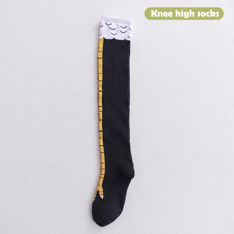 Product Introduction of Tất Cao Đến Đầu Gối Chân Gà, Thiết Kế Sáng Tạo Vui Nhộn 3D, Cá Nhân Hóa, Tất Chân Gà Đùi, Tất Chân Gà, 1 Đôi, Thích Hợp Làm Quà Tặng 19