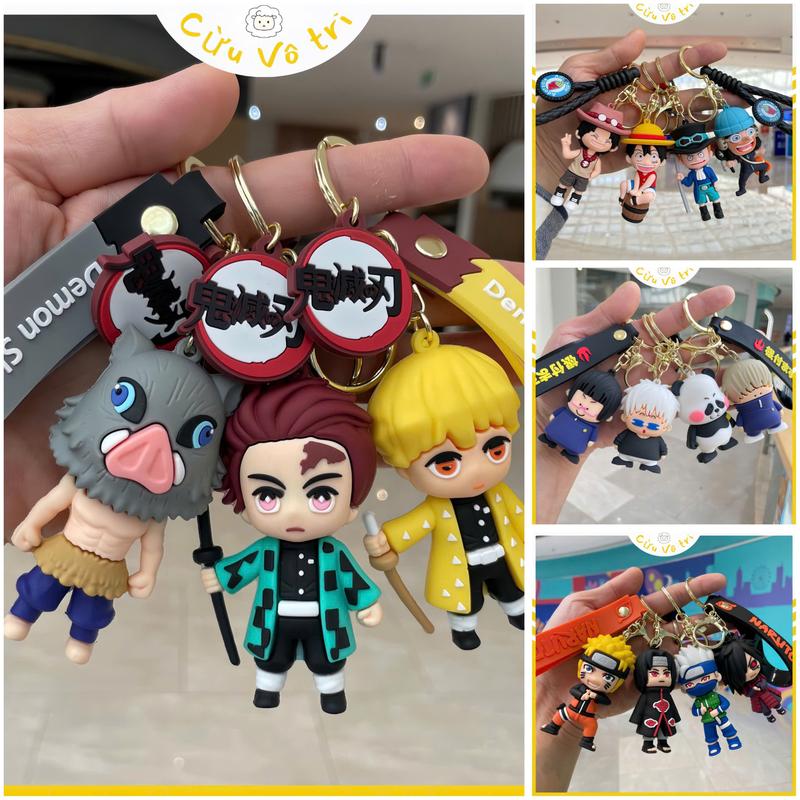Móc Khoá Anime Jujutsu Kaisen Kimetsu No Yaiba One Piece Naruto - Móc Chìa Khoá Móc Khóa Nam Nữ Nhung
