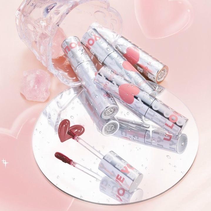 Son Kem Gel Tint GOGO TALES Trái Tim Lucky Baby Pink Rippling Water GT340 - GOGOTALES Cosmetic Trang Điểm