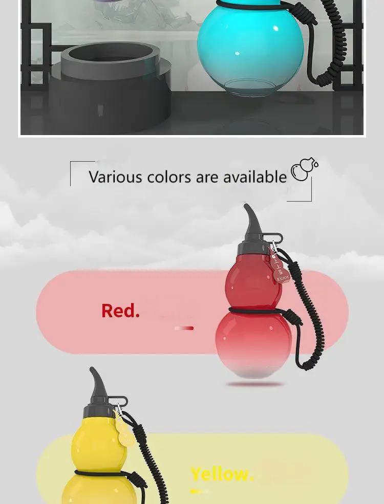 Product Introduction of Eco-Friendly 800ml BPA FREE Gym Clear Tritan Drinking Plastic Sports Water Bottle with Gourd shape Black Myth: Wukong Drinkware Tumbler 6