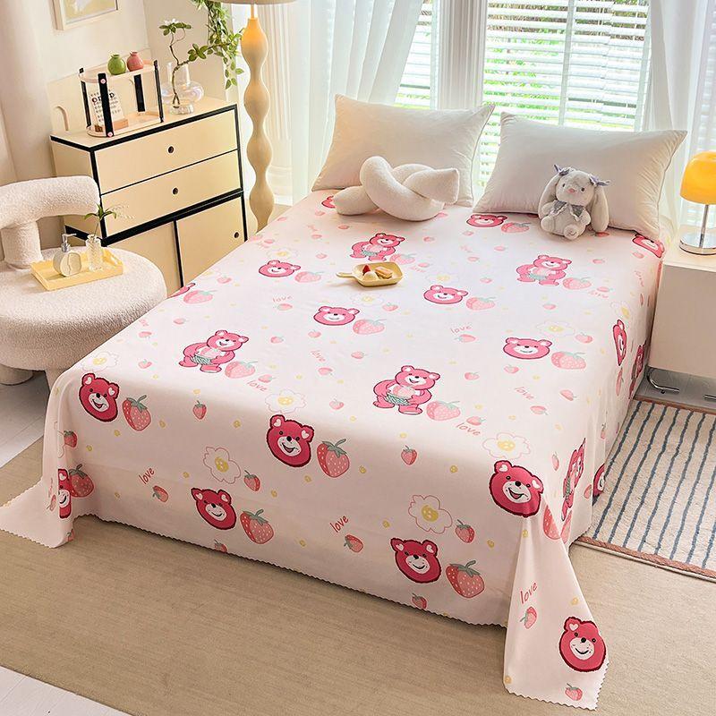 Product Introduction of Ga Trải Giường Bông Đã Giặt, Phong Cách Instagram, Một Mảnh, Phong Cách Công Chúa, Chăn Đơn Cho Trẻ Em, Chăn Đơn Cho Sinh Viên Ký Túc Xá, Vỏ Gối Phòng Ngủ Đôi, Bán Chạy, [Nhà Cửa Hàng] 6