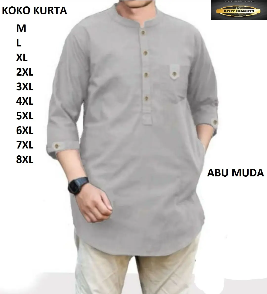KOKO KURTA PAKISTAN TOYOBO SUPER PREMIUM TERBARU QURTA PRIA DEWASA KOKO KURTA BIG JUMBO XXXL Baju Katun