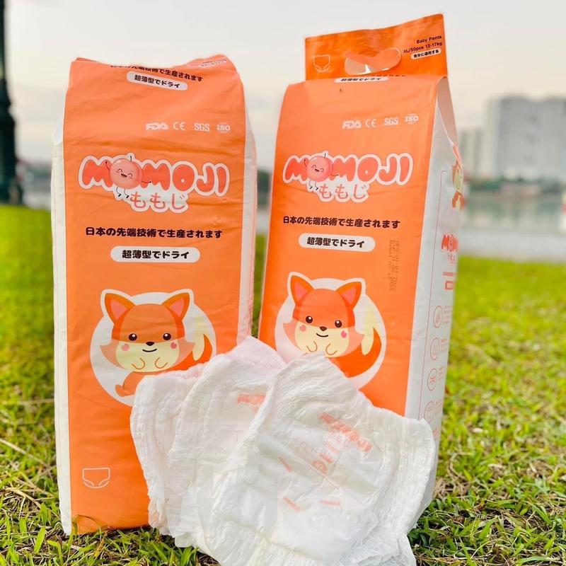 Combo 3 Tã quần Momoji Extra Nhật Bản, thoáng khí, thoát ẩm tốt giúp da bé sơ sinh khô thoáng dài lâu Cho Bé 4