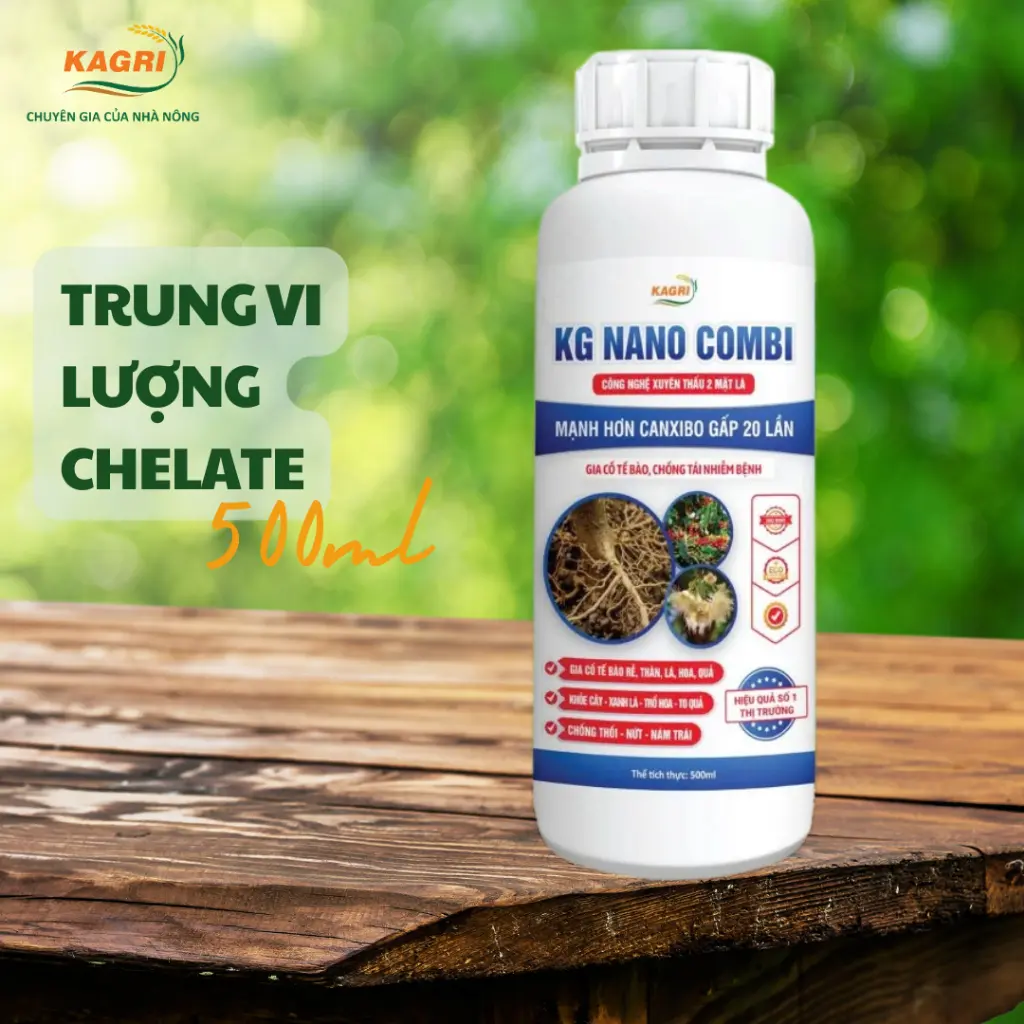 [KAGRI] KG Nano Combi - Phân bón sinh học KAGRI - Phân bón toàn diện cho cây, bổ sung trung vi lượng