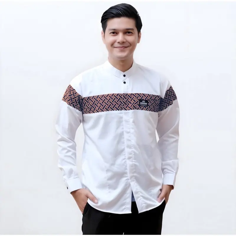baju koko pria dewasa lengan panjang terbaru motif kobata Koko syubbanul muslimin koko azzahir koko baju 3