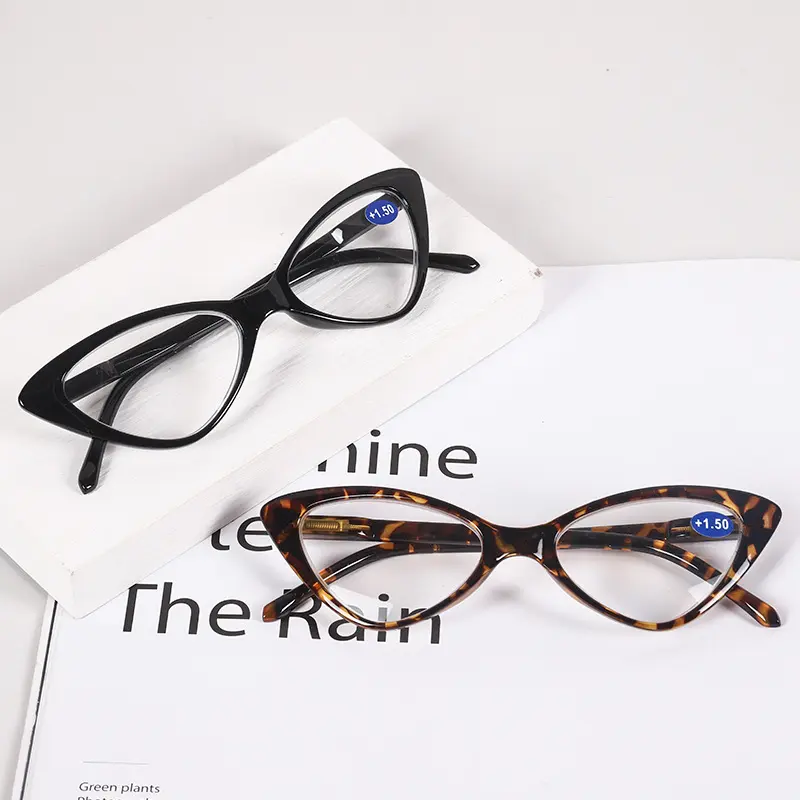 Kính Đọc Sách, Gọng Tam Giác, Mắt Mèo, Dành Cho Phụ Nữ, Cá Tính, Thời Trang, Thích Hợp Cho Gian Hàng, Người Già, Kính Mắt Viễn Thị, Nữ 0