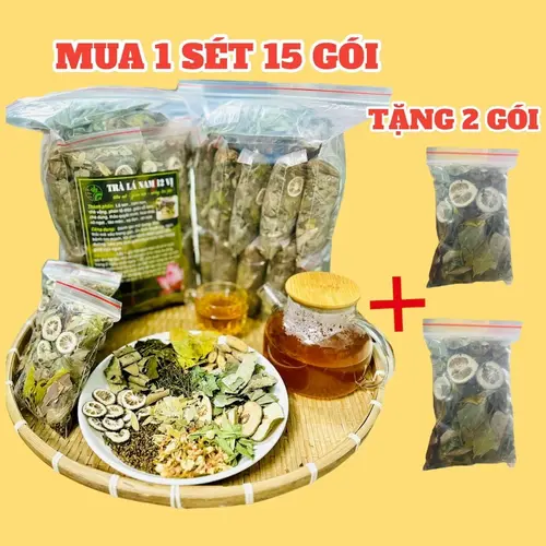 [Tặng 2 gói] Trà lá nam l2.Vị [ lá sen , lá ổi , cam non, chè vằng, phan tả diệp, giảo cổ lam, thảo quyết minh, táo mèo , xạ đen , an xoa , hoa nhài ,cỏ ngọt ] Nước Trà Chè Sen