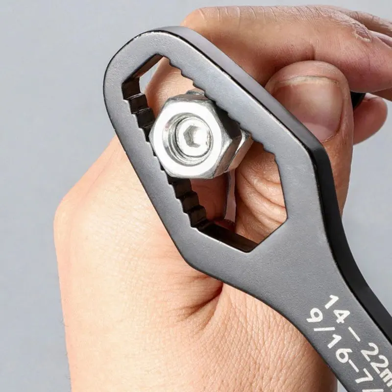 Alloet Kunci Pas Double-Head Key Wrench Ratchet Spanner - RL215 0